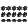 M METERXITY 15-Pack 6 Star Knobs, M6 Female Thread 25mm