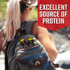 Jack Link's Beef Steak, Teriyaki - Protein Snacks, Meat Snack with 18g of Protein, Made with 100% Beef, Individually Wrapped Bulk Snack Pack, Keto Friendly - 2 Oz. (12 Count)