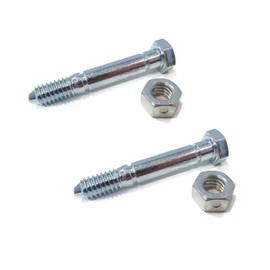 Rollers, Belts, Bearings, Pulleys and Much More- Replacement for (Pack of 2) Shear Pin Bolt & Nut for John Deere Snowblower 1128DDE 1128DE PC2520