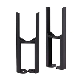 NRG Black Pair of Radiator Floor Mounting Feet Kit for Traditional 2 Column Radiator