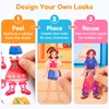 JoyCat Reusable Dress Up Sticker Books, 3-Pack, City Seaside Dreams