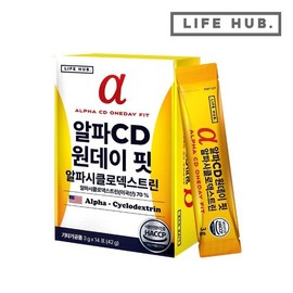 라이프허브 알파CD 원데이 핏 알파시클로덱스트린 1박스(3g x 14포) LifeHub Alpha CD One Day Fit Alpha Cyclodextrin 1 Box (3g x 14 Packs)