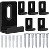 BAGTeck 6Pcs Metal Mirror Clips, Mirror Hanging Kit, 1/2" Wide