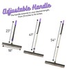 Room Groom Carpet Rake Set (Original and PET) Telescoping 54"
