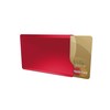CardTresor Casual Stainless Steel Red RFID / NFC Protection, red,