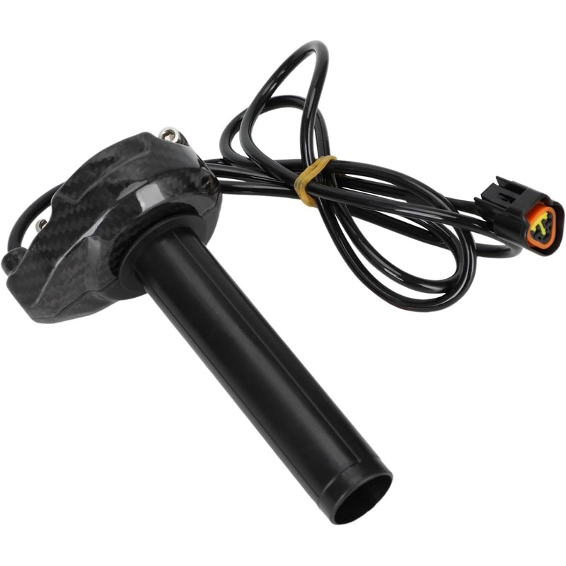 Funparts Carbon Fiber Twist Throttle Assembly Handle Kit + Throttle