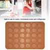 Molde para Macarrones, 30 Agujeros Forma Macarons Forma Redonda De