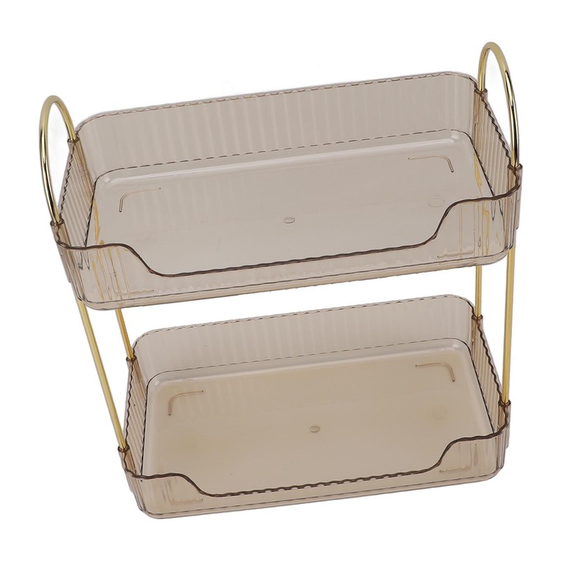 Double Layer Makeup Stand Modern Light Luxury 2 Tier Makeup