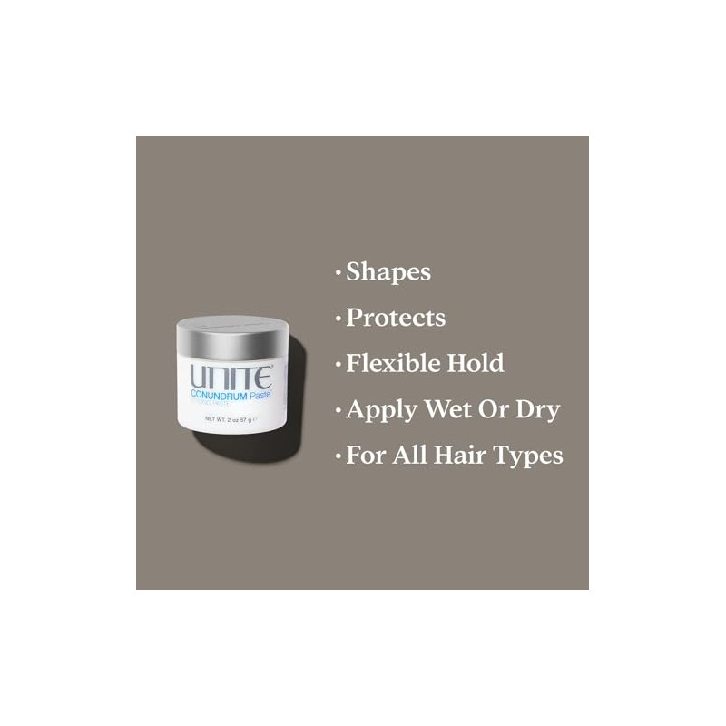 Unite Conundrum Paste Styling Cream, 2 Oz