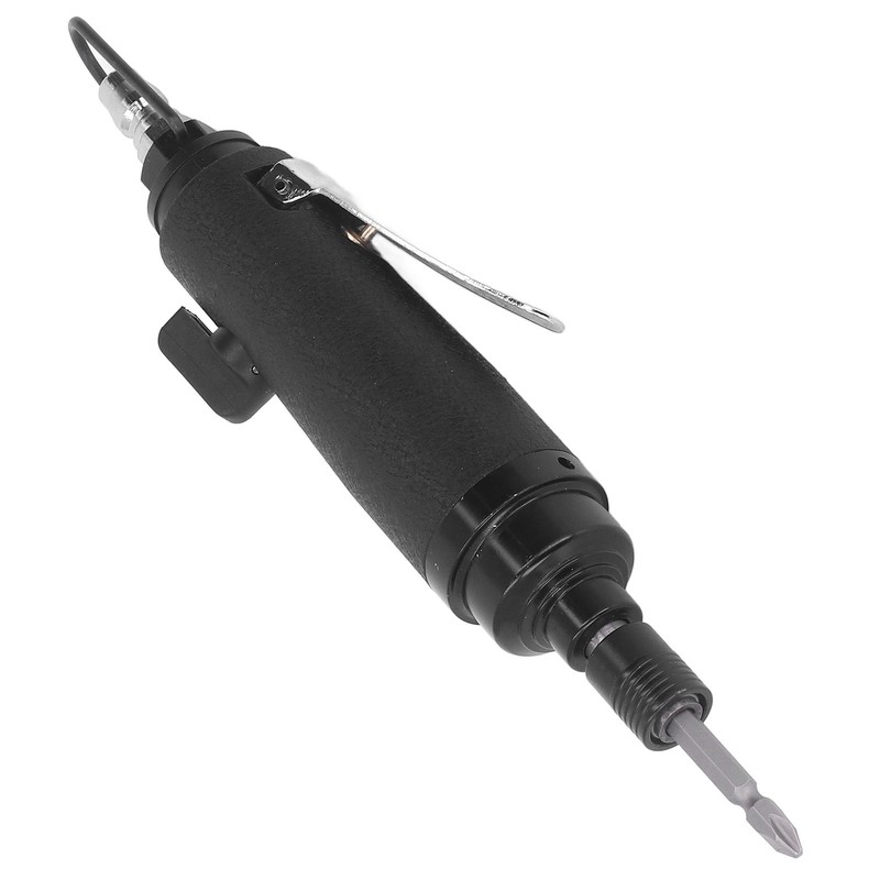 Pneumatic Screwdriver Noise Free Straight Handle Reversible Alloy Steel Industrial