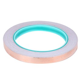 Cinta Adhesiva de Lámina de Cobre Conductora de Doble Cara Para Blindaje Electromagnético 10 Mm X 20 M Para Blindaje Emi Circuitos de Papel Repelente de Babosas