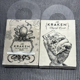 The Kraken Black Spiced Rum 2013 Playing Cards Sealed Two Pack