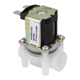 Naroote Solenoid Valve, G1/4 Inch NC Plastic Solenoid Valve Normally Closed Water Inlet Valve AC