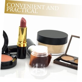 Mikinona Quality Plastic Loose Powder Bottle 6 Pack Mini Bottles for Travel Protein Powder Container Diy Makeup