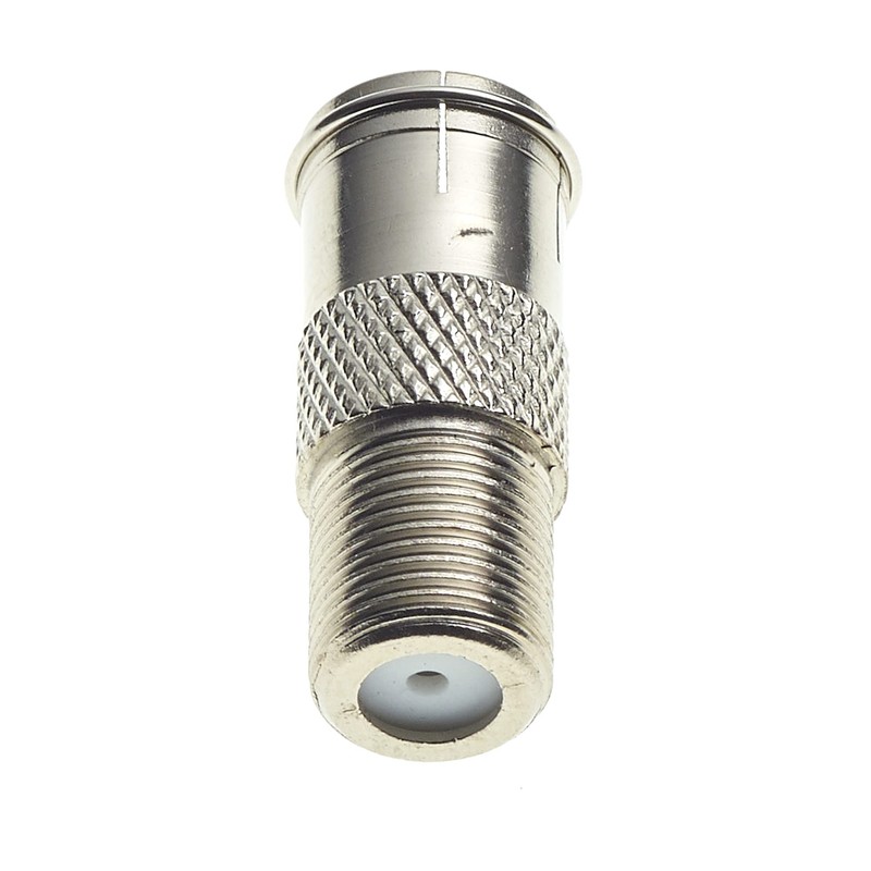 Quick Coupling F Connector, Pack of 5 - 75 Ohm,