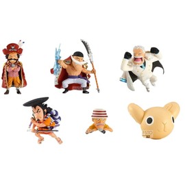 One Piece World Collectable Figure WT100 Commemorative Oda Eiichiro Drawn by Eiichiro Oda, 100 Great Pirates 10, Set of 6 Types, Banpresto