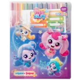 12 Count Catch Teenieping Colored Pencil Set Twistable Crayons 1ea