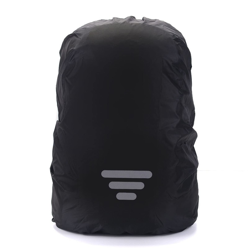VINGVO Funda Impermeable para Mochila, Impermeable, Ligera, Color Negro, Fácil