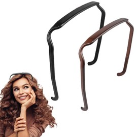 Sunglasses Headband,2 PCS Curly Hair Headbands,Curly Thick Hair Large Sunglasses Headbands,Invisible Hair Hoop,for Women Thick and Curly Hair, Hairstyle Fixing Tool for Girls