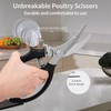 FUZVOL Poultry Shears - Heavy Duty Kitchen Scissors with Safety