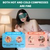 Cooling Mask Eye Mask with 2 x Eye Cooling Pads,