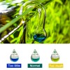 IAFVKAI Glass CO2 Drop Checker Aquarium Hang On CO2 Monitor