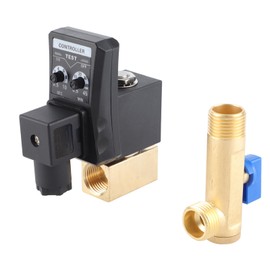 Electronic Timed Drain Valve Automatic for Air Compressor Condensate Management Efficient G1/2 DN15 (#2)