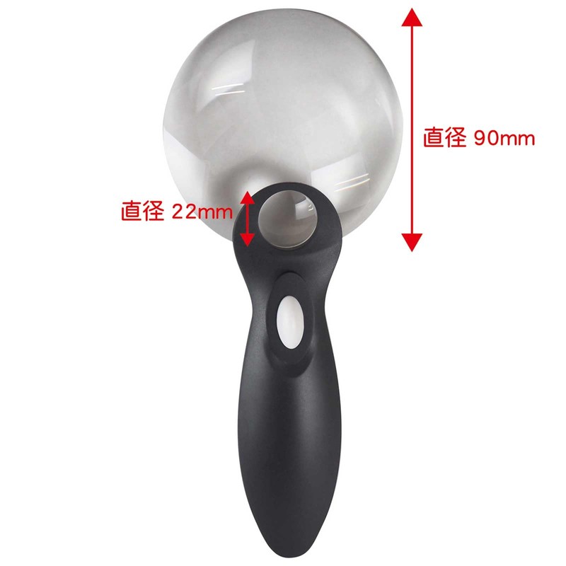Easy to Read Letters, Large Lens Type, LED Light Included