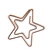100Pcs Cute Paper Clips Retro Christmas Style Exquisite Color Wide