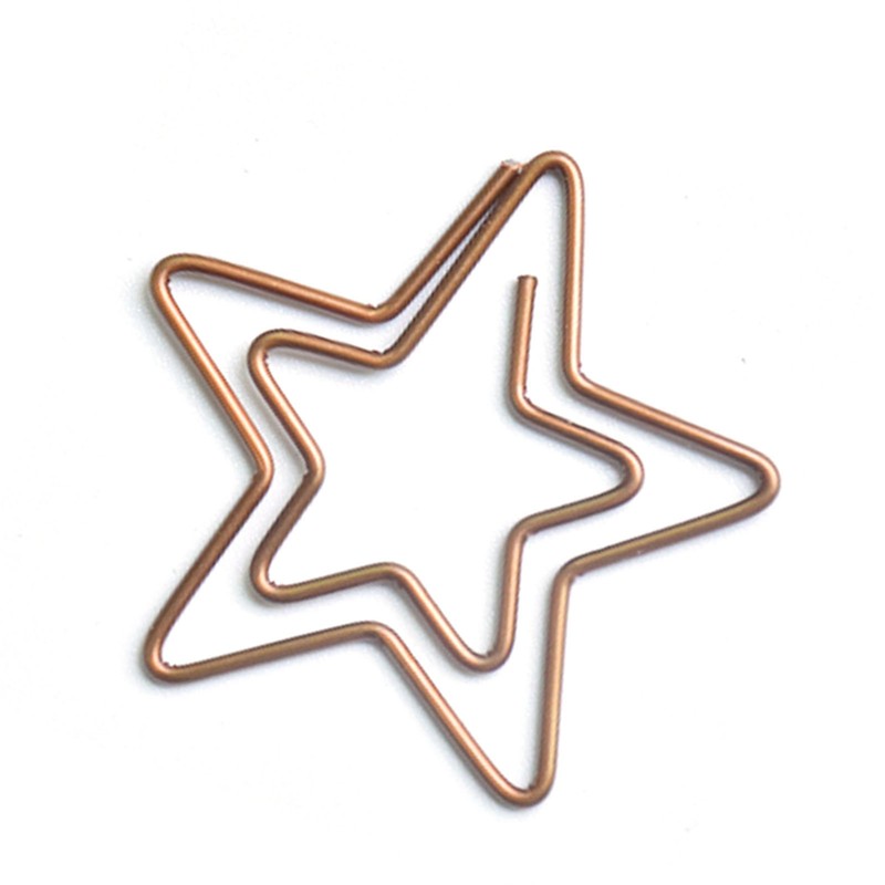 100Pcs Cute Paper Clips Retro Christmas Style Exquisite Color Wide