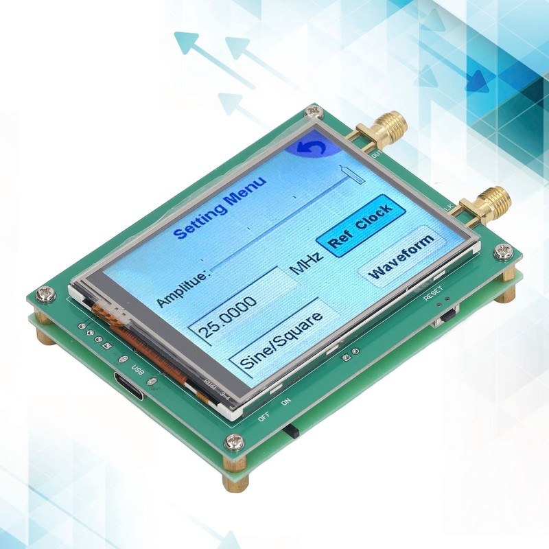 Signal Generator RF Frequency Generator Module 138‑4400MHz Touch Screen ADF4350