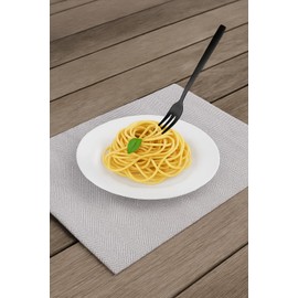 Forchette da Dessert Set da 3-15 cm in Acciaio Inossidabile 18/10 con Finitura PVD Opaca, Manico Sottile ed Ergonomico, Antiruggine, Lavabili in Lavastoviglie