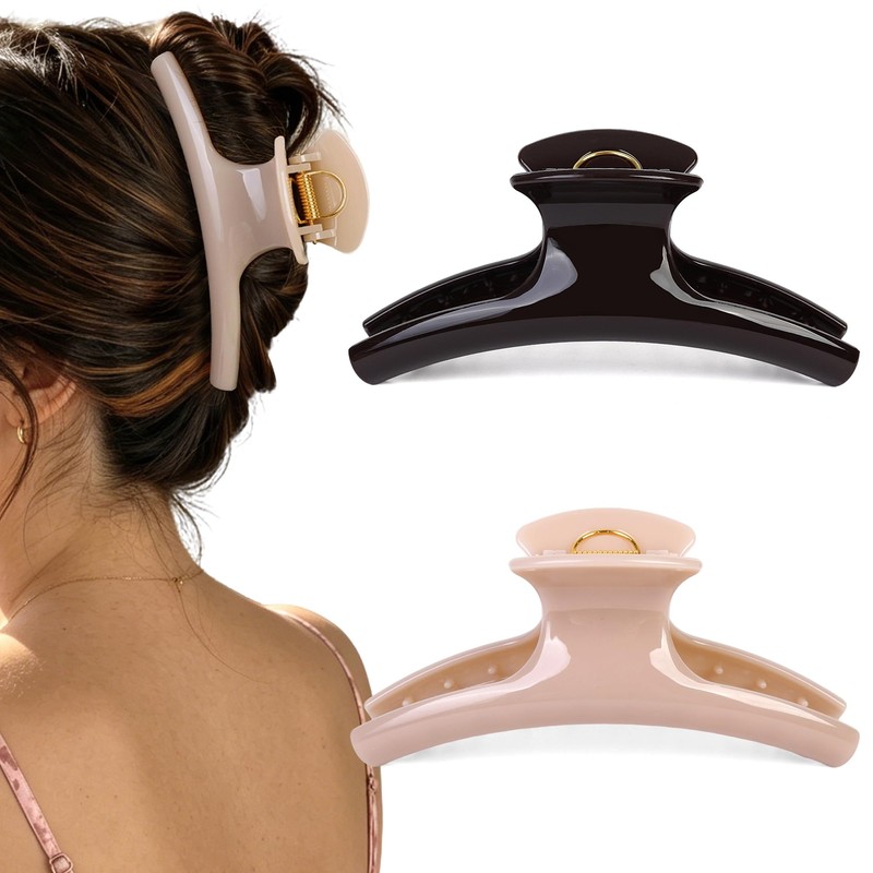 Extra Large Claw Clips for Thick Hair, Non-Slip Jaw Clips