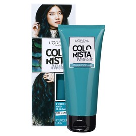 L'Oreal Paris Colourista Washout Turquoise Hair (Semi-Permanent Hair Colour)