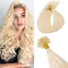 Benehair U Tip Human Hair Extensions, 100% Real Human Hair