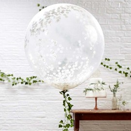 Kaemi White Round Tissue Paper Confetti 5000 Pieces 1 inch Paper Circle Confetti Dots for Table Parties & Celebrations