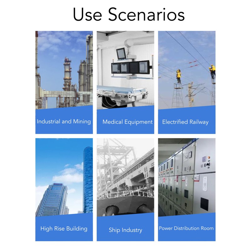 Electric Circuit Breaker Motor Start Stop Protection Switch 35mm Guide