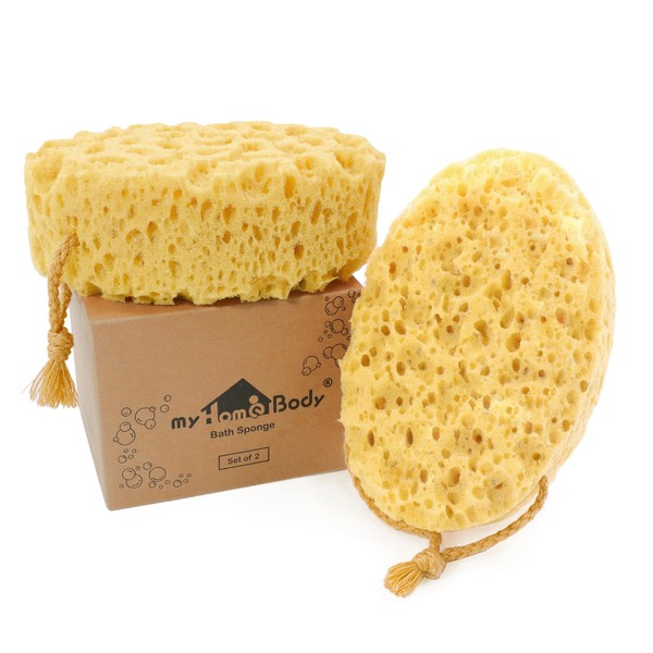myHomeBody myHomeBody Bath Sponge, Foam Loofah, Body Scrubber for Bathing,
