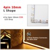Amefil L Shape LED Connectors,Double End Extension Connectors Strip Connector