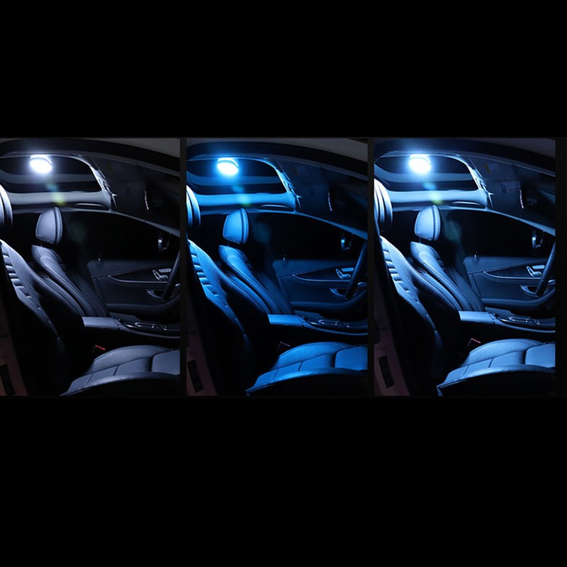 Car LED Lights USB Rechargeable Double Sided Magnetic Attraction ABS