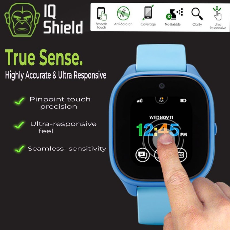 IQShield 6 Pack for Verizon Gizmo Watch 2 Screen Protector,