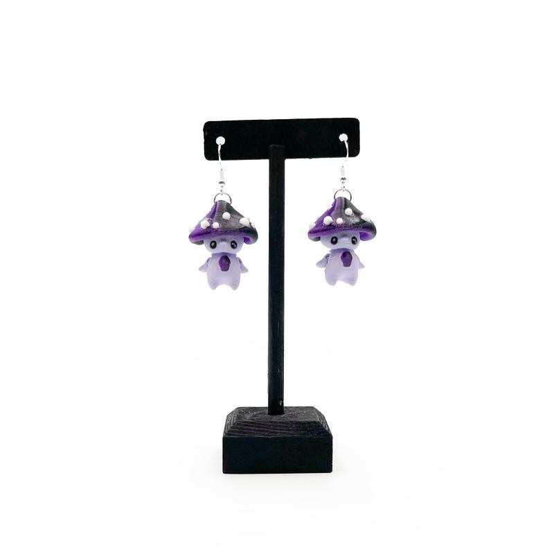 Pixie Earrings – Lightweight 3D Printed earrings for fantasy fans:_Cherry