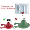 2-Inch Universal Toilet Flapper Replacement Kit - Fits Kohler, Toto,