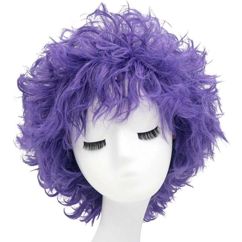 Fujitatsu QB-T1344 Afro Wig, Perm, Bomber, Heat Resistant, Cosplay, Wig,