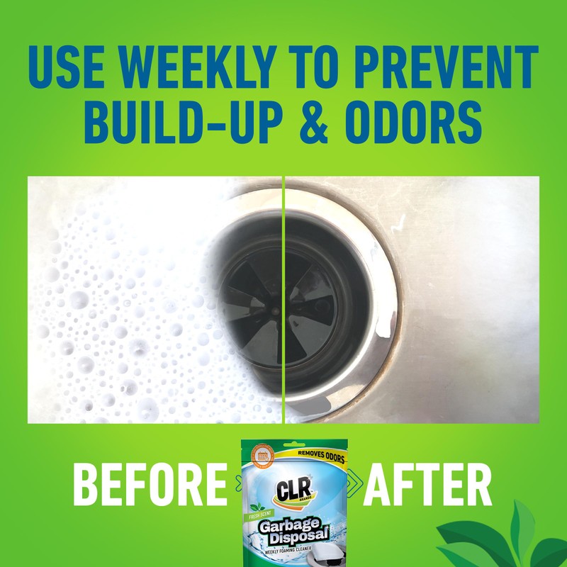 CLR Brands Garbage Disposal Cleaner and Deodorizer Pods, 20 Count,