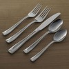 Oneida Satin Lincoln 45 Piece Everyday Flatware Set, Service for