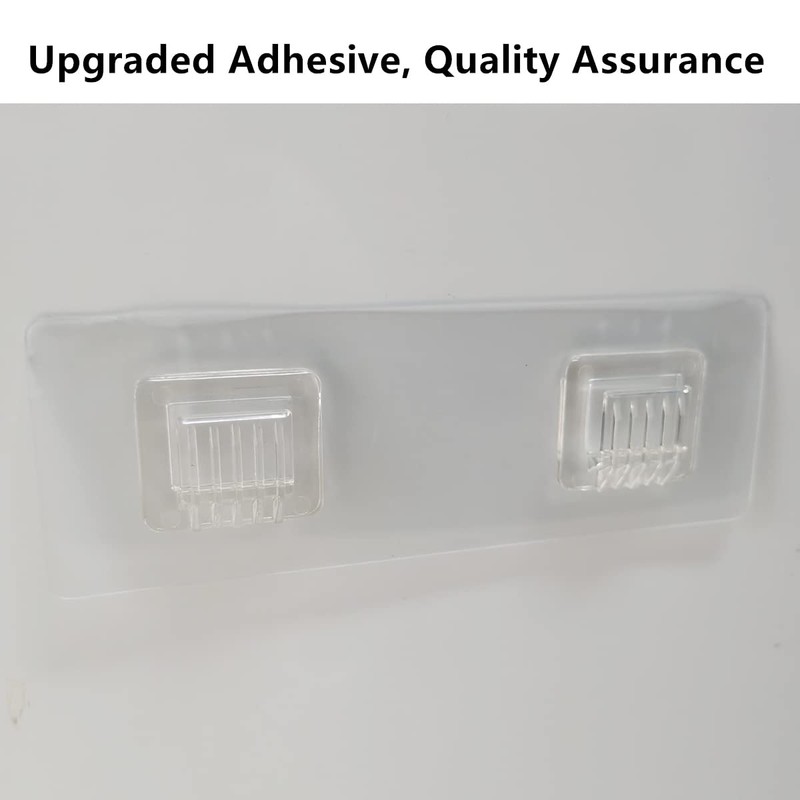 JiePai Acrylic Corner Shower Caddy Shelf with Hooks 2 pack,
