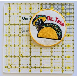The Original Dr. Taco Iron On Patch Tacos Salsa Carne Asada Street Taco