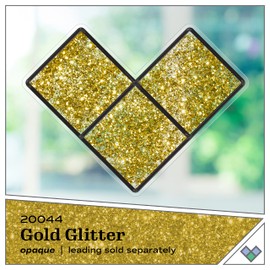 Gallery Glass Gold Stained Glass 2 fl oz Brilliant Glitter Finish Paint, Perfect for Easy to Apply DIY Arts and Crafts, 20044