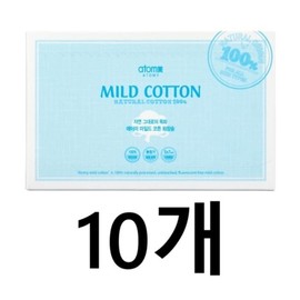 Atomy Mild Cotton Cotton Pads 100 sheets x 10 / 애터미 마일드 코튼 면 화장솜 100매입 x 10개